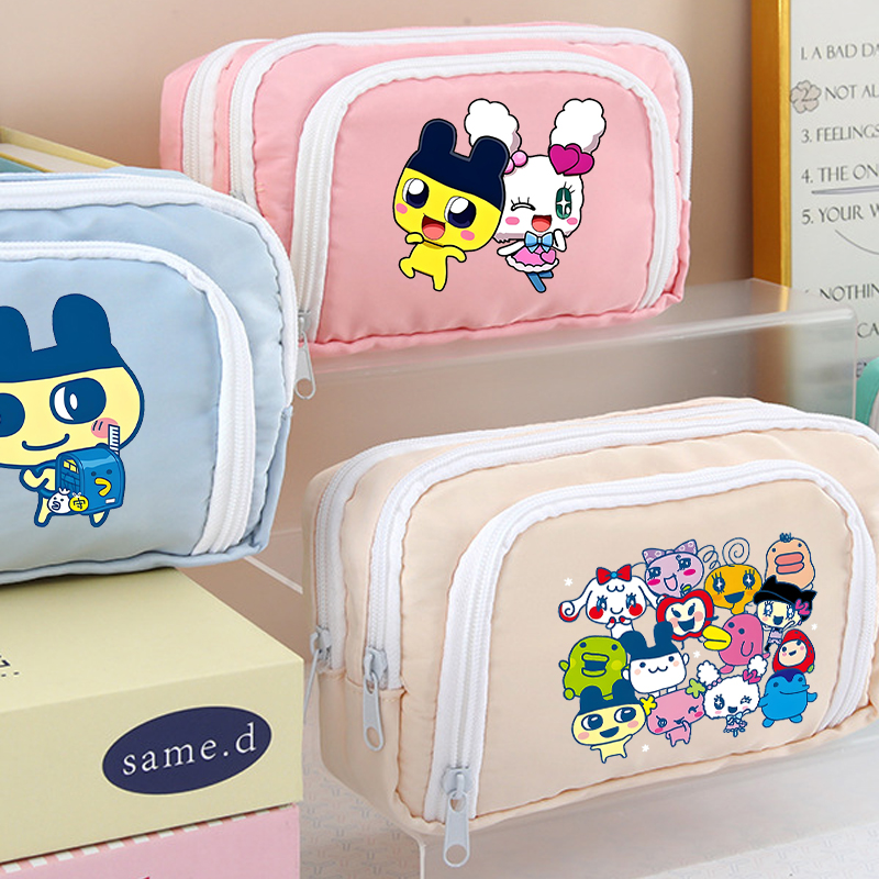 Stationery Supplier - Tamagotchi Multi Layer Pen Bag Sweet