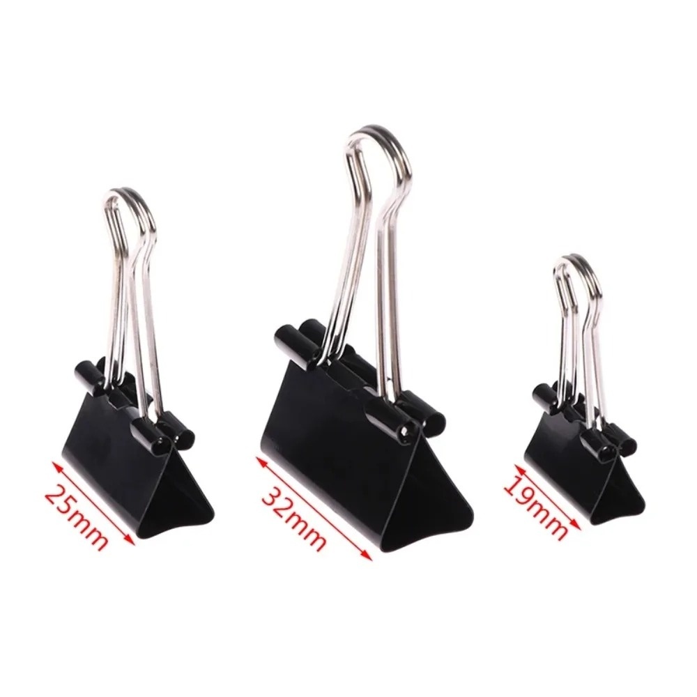10Pcs Foldback Metal Binder Cl - Binder Clip Assorted review and price