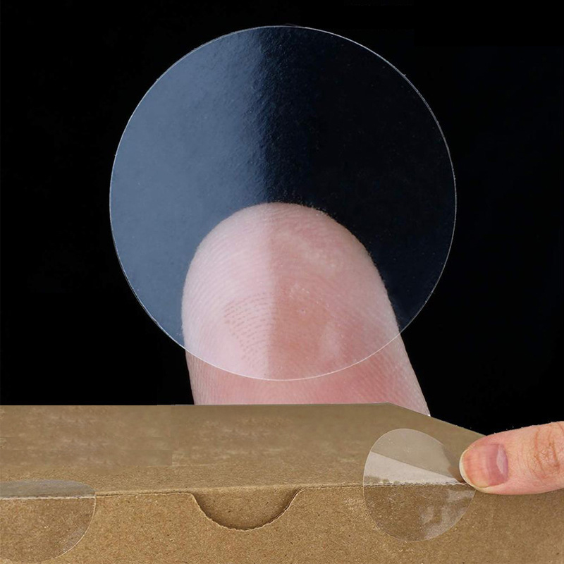 500pcs/roll Round Transparent  - Sticker Label Roll review and price