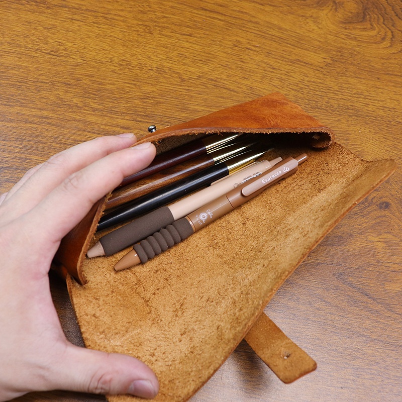 Korean Style Vintage Tanned Le - Tan Stationery & Office Supply review and price